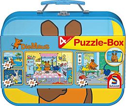 Die Maus. Puzzle-Box 2 x 26, 2 x 48 Teile Spiel