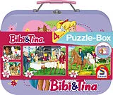 Bibi & Tina, Puzzle-Box, 2x100, 2x150 Teile im Metallkoffer Spiel