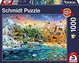 Die Welt der Tiere - Puzzle 1000 Teile Spiel