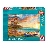 Sonnenuntergang in der Leuchtturm-Bucht Spiel
