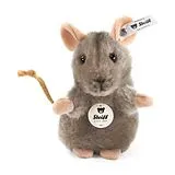 Steiff 056222 - Piff Maus, aufwartend, grau, Webpelz, 10 cm Spiel