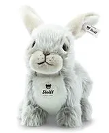 Steiff 067488 - Dormili Hase, sitzend, grau, Plüsch, 21 cm Spiel