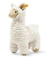Steiff 069543 - Leandro Lama, stehend, weiß, Plüsch, 29 cm Spiel