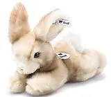 Steiff 079986 - Schnucki Hase, liegend, beige, Plüsch, 24 cm Spiel