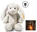 Steiff 081026 - Light at Night Hoppie Hase, Licht mit Timer, Plüsch, 28 cm Spiel