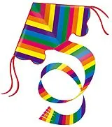 Einleinerdrachen Rainbow 97x58cm Spiel