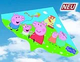 Paul Günther 1214 - PEPPA PIG, Einliner-Drachen aus robuster Folie, 115x63cm Spiel