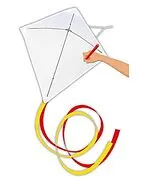 Paul Günther 1242 - Paint Your Kite, Malay-Drachen, Einleiner, Kinderdrachen Spiel