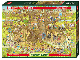 Monkey Habitat Puzzle Spiel