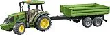 John Deere 5115M + Bordwandanhänger Spiel