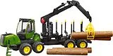John Deere 1210E Rückezug m. Greifer Spiel