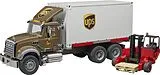 MACK Granite UPS Logistik-LKW mit Mitnah Spiel