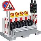 Zubehör: Verkehrssicherungsset mit Ampel Spiel