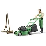 bworld Gärtner mit Rasenmäher und Geräte Spiel