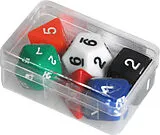 Würfel mehrseitig, uni Spiel