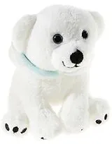 Heunec 134676 - Kapuzen-Kumpel Eisbär, Plüschtier, klein, 15cm Spiel