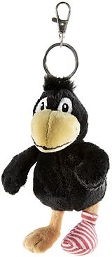 Heunec 197565 - Rabe Socke Schlüsselanhänger, Plüsch, 15 cm Spiel