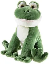 Heunec 260177 - Bottle 2 Buddy Frosch grün, Stofftier, Plüschtier, 15 cm Spiel