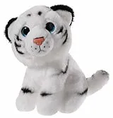 Heunec 275676 - MISANIMO Mini-Mi Schneetiger, Plüschtier, 14 cm Spiel