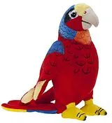 Heunec 285576 - Softissimo Papagei, 20 cm, Plüschtier Spiel