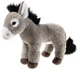 Heunec 286672 - Misanimo Esel stehend, Plüschtier, 20cm Spiel