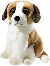 Heunec 288379 - Alpenwelt Bernhardiner Hund, Stofftier, Plüschtier, 45cm Spiel