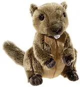 Heunec 288973 - Alpenwelt Murmeltier, Stofftier, Plüschtier, 25 cm Spiel