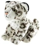 Heunec 289376 - Schneeleopard, Stofftier, Kuscheltier, 27cm Spiel