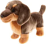 Heunec 292178 - Misanimo Dackel stehend, Plüschtier, 27 cm Spiel