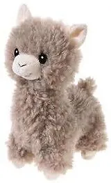 Heunec 324466 - Lama stehend, Farbe: kitt, Plüschtier, 20cm Spiel