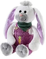 Heunec 335370 - Hase, Latzhosen Gang, Stofftier, Plüschtier, 35cm Spiel