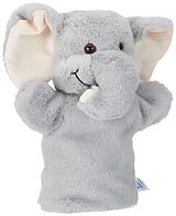 Heunec 394070 - Handspielpuppe Elefant, grau, 25cm Spiel