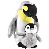 Heunec 501270 - MISANIMO PINGUIN mit Baby, 30 cm Spiel