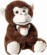 Heunec 504776 - AFFE mit Baby, 25 cm Spiel
