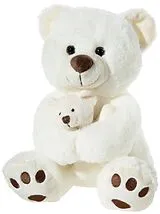 Heunec 504851 - BAER beige mit Baby, 25 cm Spiel