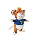 Heunec 589674 - Leo Lausemaus, medi 20 cm, Plüschtier Spiel