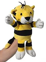Heunec 795266 - Janosch Handpuppe Kleiner Tiger, 22 cm Spiel