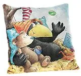 Heunec 797871 - Rabe Socke, Kissen, 30 x 30 cm Spiel