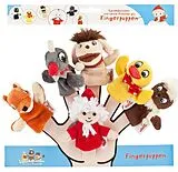 Heunec 986176 - Sandmann und Freunde, Fingerpuppen Set, 6 Stück Spiel