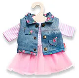 Tüllkleid mit Jeansweste Gr. 28- Spiel