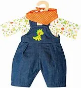Pu-Latzhose Dino, 3-teilig, Gr. 35-45cm Spiel