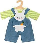 Pu-Latzhose Ringelshirt Bunny Lou, 35-45 Spiel