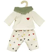 Puppen-Kordhose Herz-Konfetti m T-Shirt Spiel