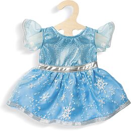 Pu-Kleid Eis-Prinzessin, Gr. 35-45 cm Spiel