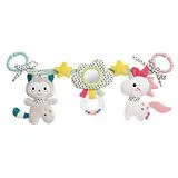 Kinderwagenkette Einhorn und Katze Spiel
