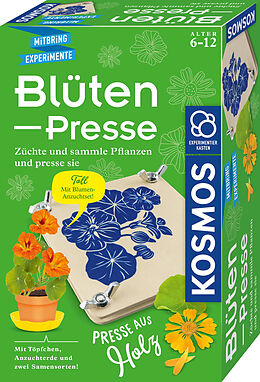 Blüten-Presse Spiel