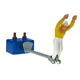 Tipp-Kick Star-Torwart gelb Spiel