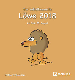 Postkartenkalender Sternzeichen Löwe 2018 von Alexander Holzach, teNeues Calendars & Stationery