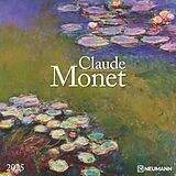 Kalender N NEUMANNVERLAGE - Claude Monet 2025 Broschürenkalender, 30x30cm, Wandkalender mit Kunstwerken von Claude Monet, internationalen Feiertagen und Mondphasen, viel Platz für Notizen von Claude Monet