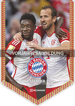 FC Bayern München 2025 - Mini-Bannerkalender - Fan-Kalender - Fußball-Kalender - 21x29,7 - Sport 